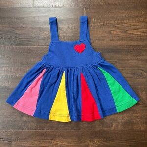 Hanna Andersson Rainbow Heart Overalls